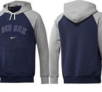 Boston Red Sox Pullover Hoodie Dark Blue & Grey