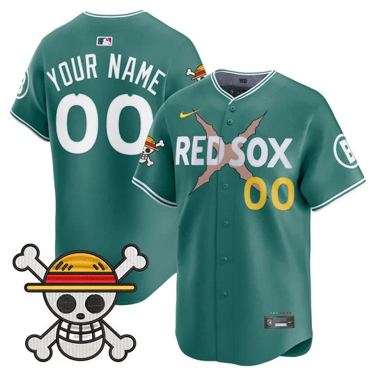 Boston Red Sox x One Piece Vapor Premier Limited Custom Jersey CITY CONNECT