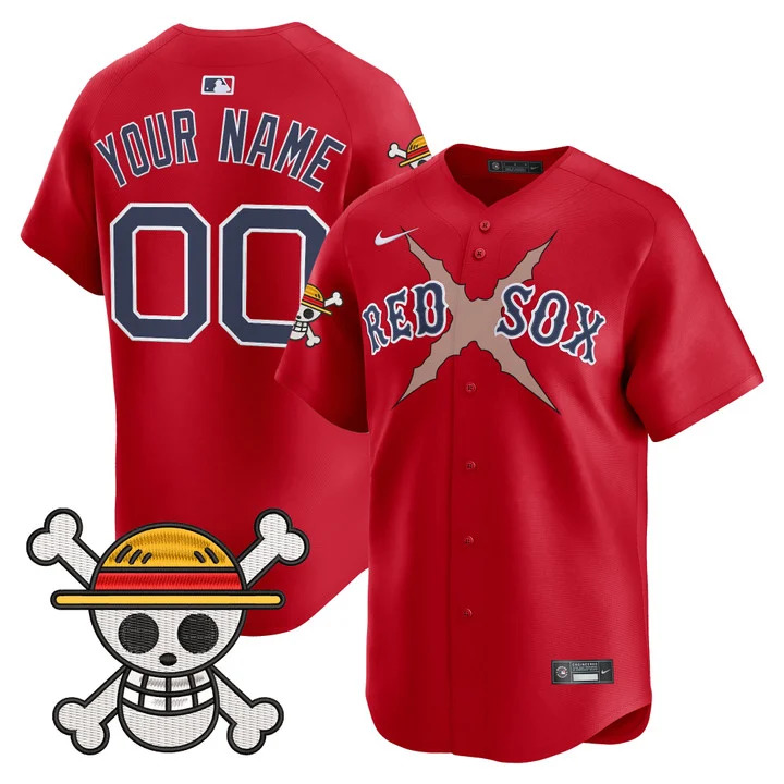 Boston Red Sox x One Piece Vapor Premier Limited Custom Jersey RED