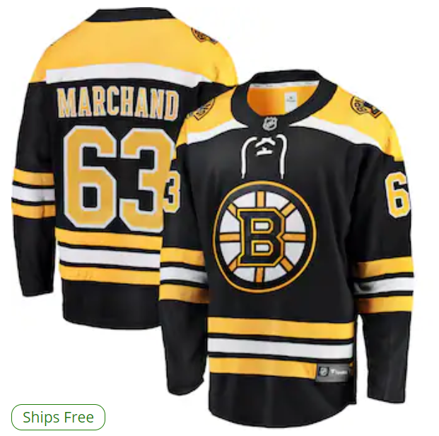 Brad Marchand Boston Bruins Fanatics Home Breakaway Jersey - Black