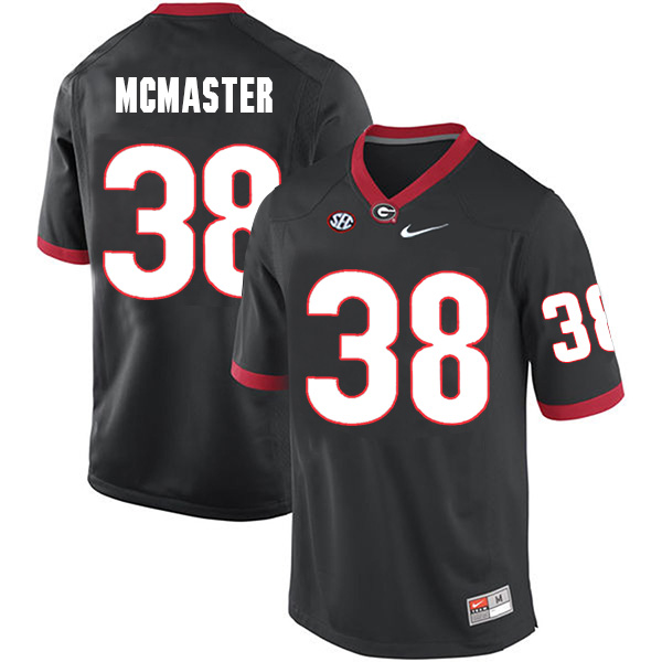 Brandon McMaster Georgia Bulldogs Men's Jersey - #38 NCAA Black Limited Home