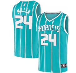 Brandon Miller Charlotte Hornets Fanatics Fast Break Replica Jersey - Icon Edition - Teal