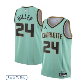 Brandon Miller Charlotte Hornets Jordan Brand Unisex 2024-25 Swingman Player Jersey - City Edition - Mint