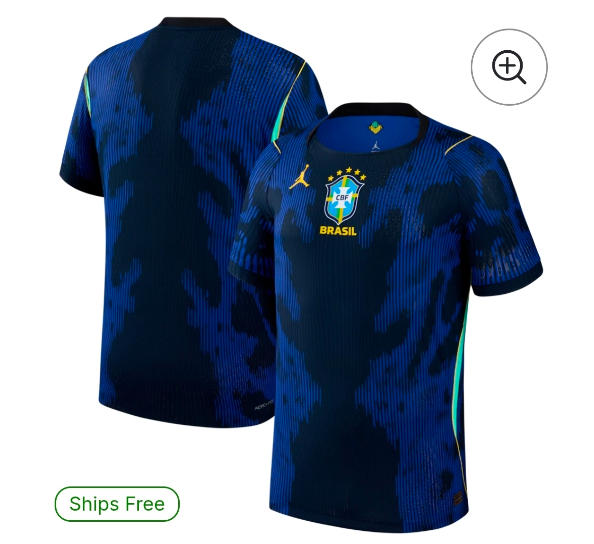Brazil world cup soccer jersey