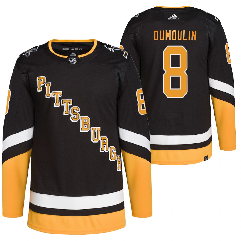 Brian Dumoulin 2021-22 Pittsburgh Penguins Black Third Primegreen Authentic Jersey