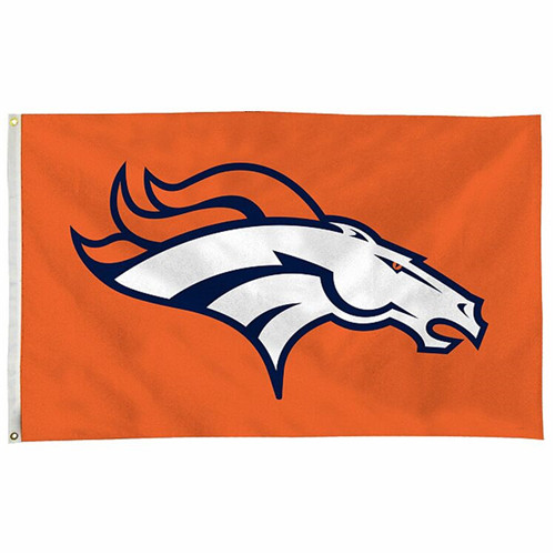 Broncos Flag Orange Size 3X5Ft
