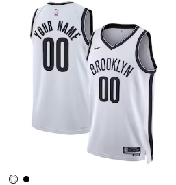 Brooklyn Nets Nike Unisex Swingman Custom Jersey White - Association Edition