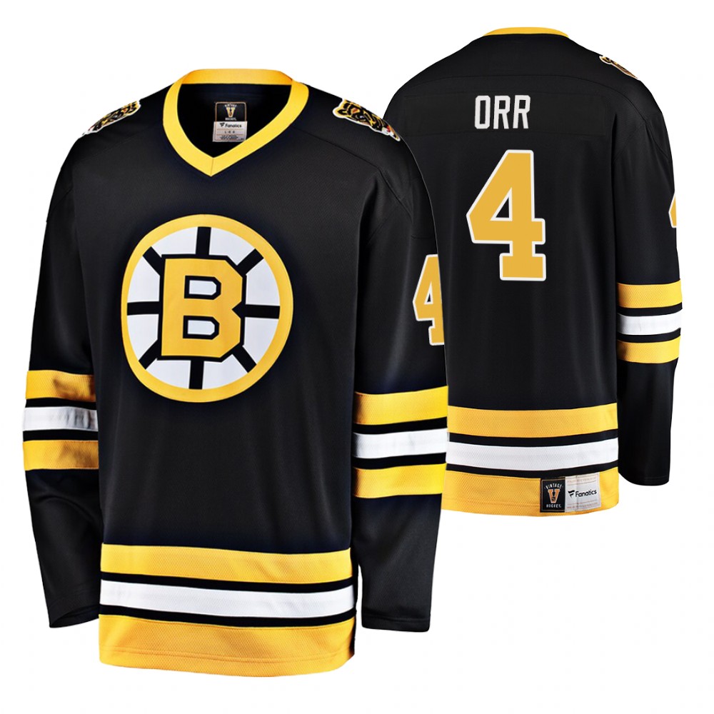 Bruins Bobby Orr 1962-63 Heritage Premier Breakaway Jersey Stitched