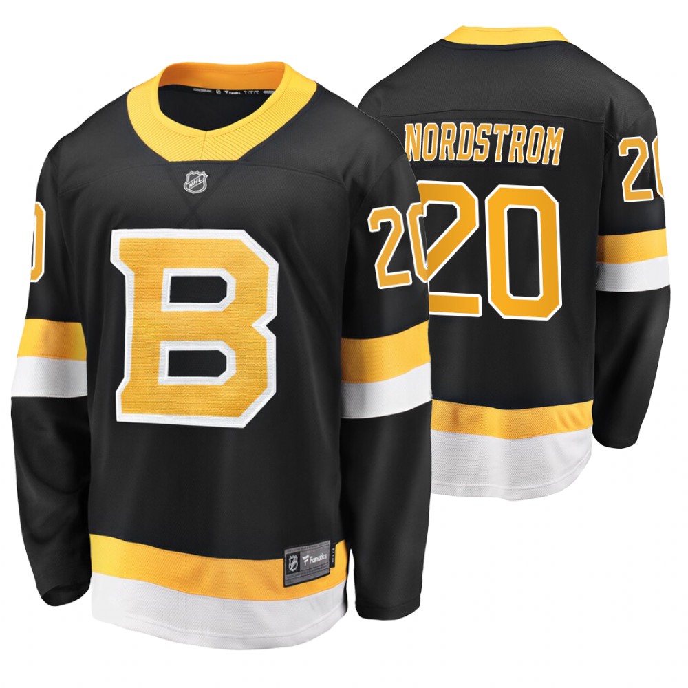 Bruins Joakim Nordstrom Black Alternate Premier Breakaway Jersey Stitched