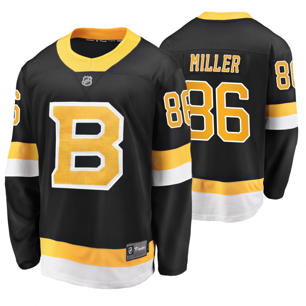 Bruins Kevan Miller Black Alternate Premier Breakaway Jersey Stitched