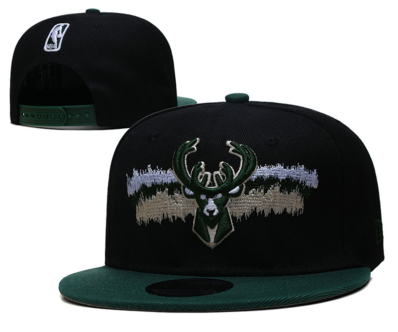 Bucks Snapback Black Hat --YD