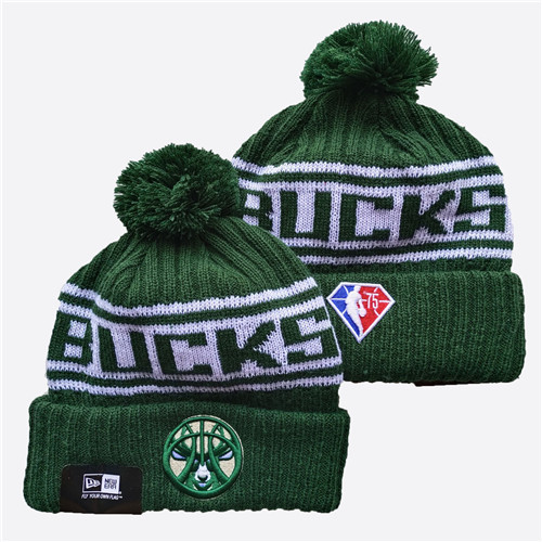 Bucks Team Logo Green Knit Hat YD