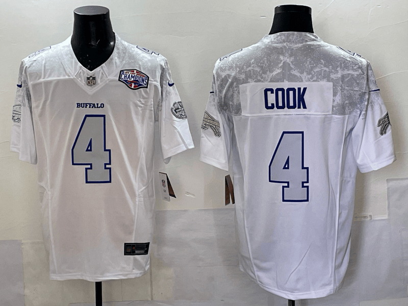 Buffalo  Bills 2025 Jersey All Stitched -   Stadium James Cook - 4