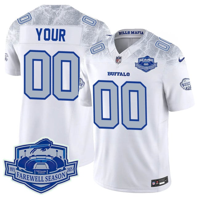 Buffalo Bills 2025 Custom Jersey All Stitched rivalry