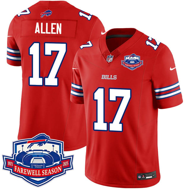 Buffalo Bills 2025 Jersey All Stitched #17 Josh Allen