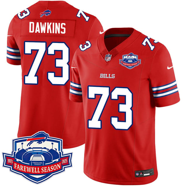 Buffalo Bills 2025 Jersey All Stitched #73 Dion Dawkins