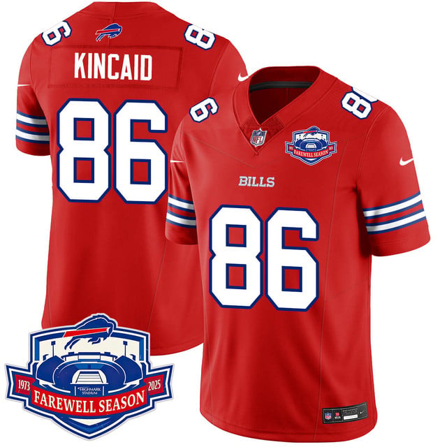 Buffalo Bills 2025 Jersey All Stitched #86 Dalton Kincaid