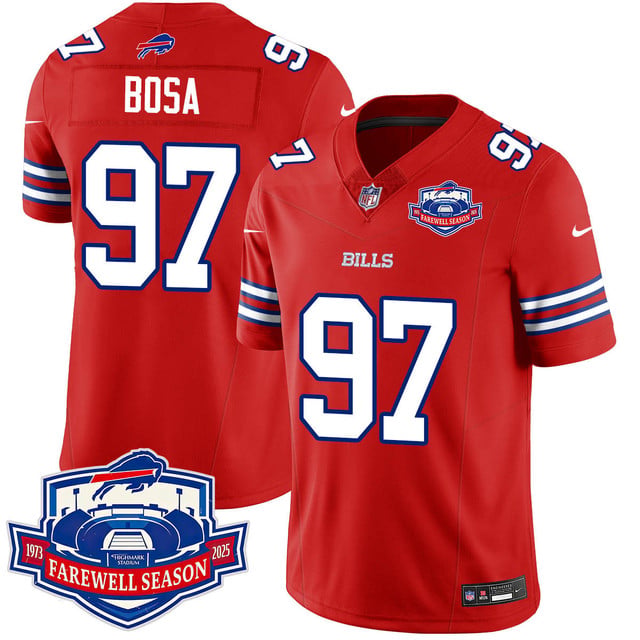Buffalo Bills 2025 Jersey All Stitched #97 Joey Bosa