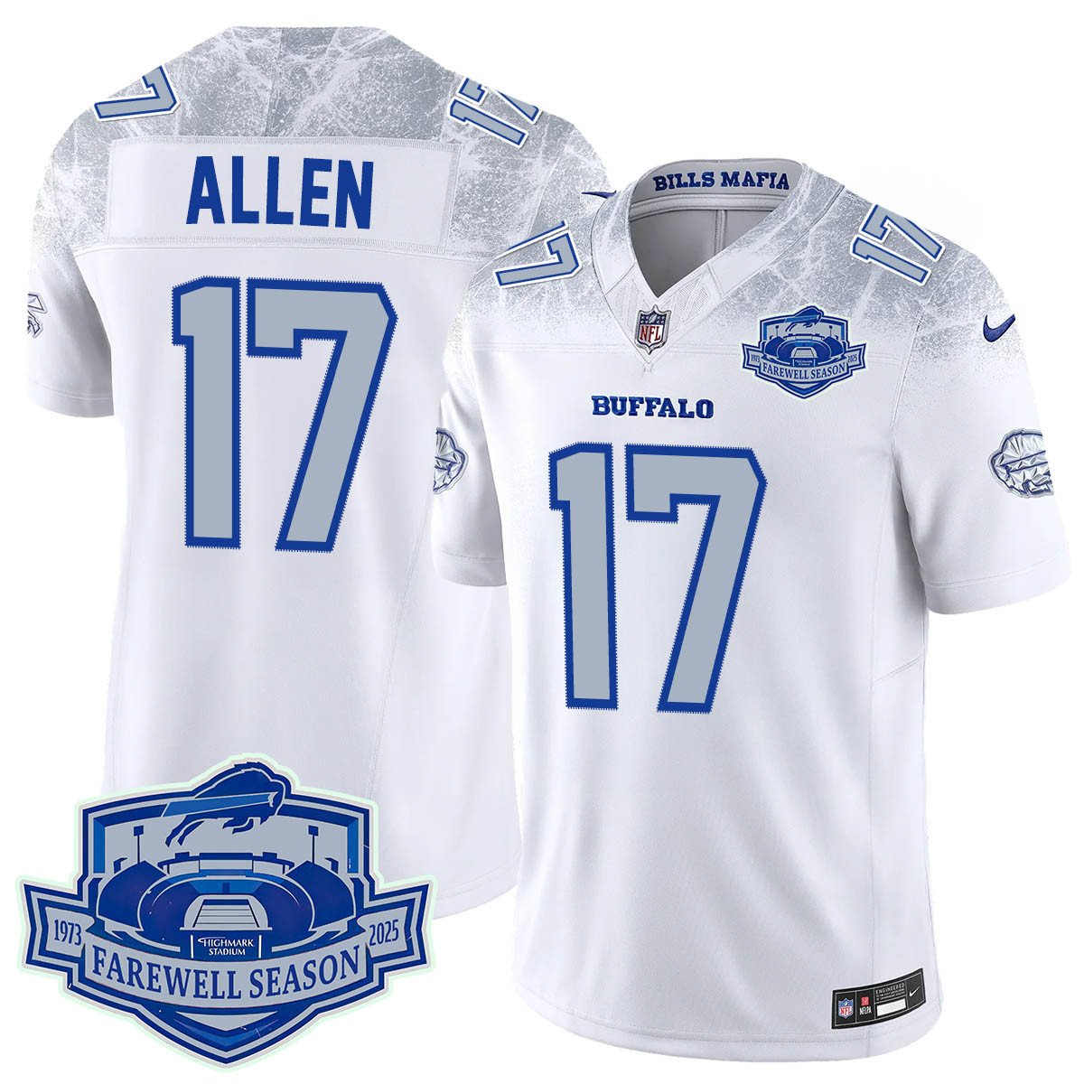 Buffalo Bills 2025 Jersey All Stitched rivalry #17 Josh Allen