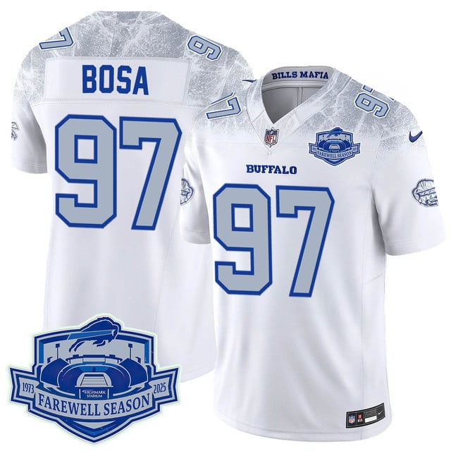 Buffalo Bills 2025 Jersey All Stitched rivalry #97 Joey Bosa