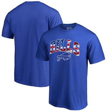 Buffalo Bills NFL Pro Line By Fanatics Branded Big & Tall Banner Wave T-Shirt Blue