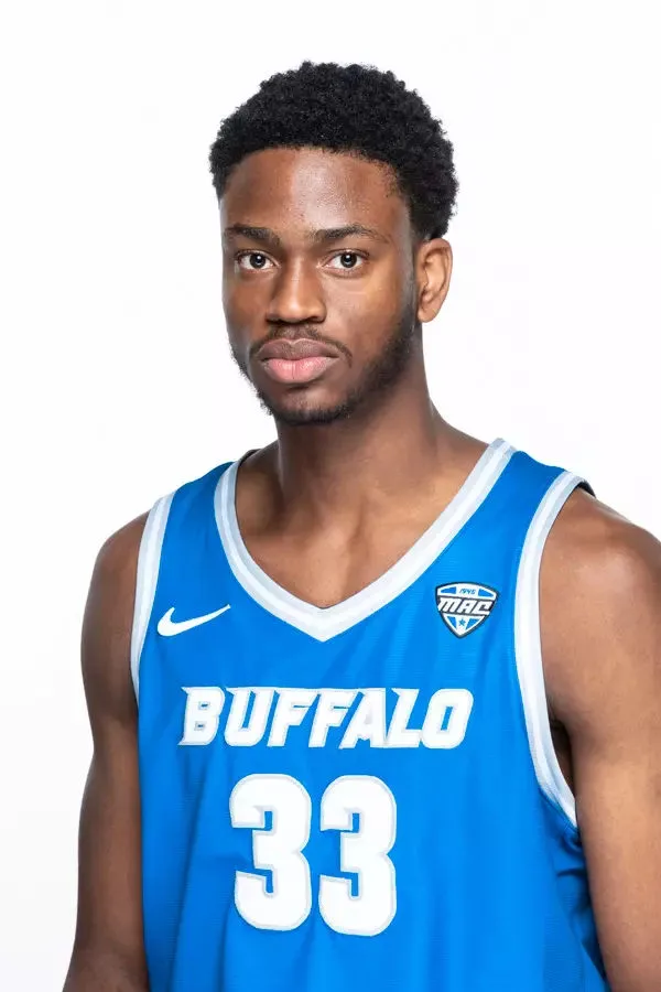 Buffalo Bulls #33 Tim Oboh 2025 Blue College Basketball Game Jersey 