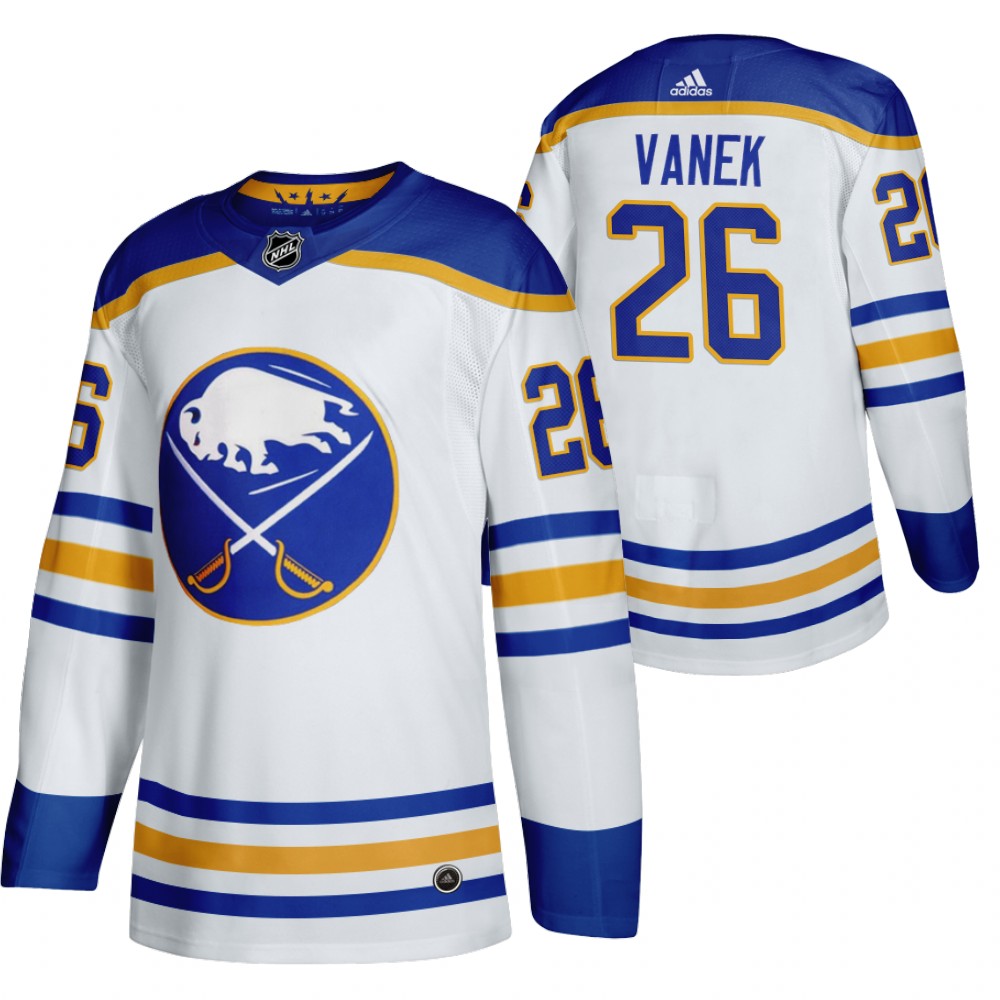 Buffalo Sabres 2020-21 Away Thomas Vanek White Jersey