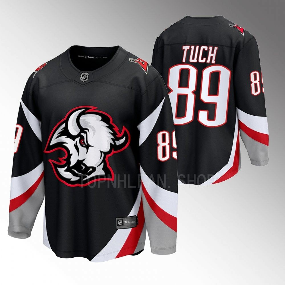 Buffalo Sabres Alex Tuch Black 2022-23 Goathead Alternate Premier Breakaway Player Jersey