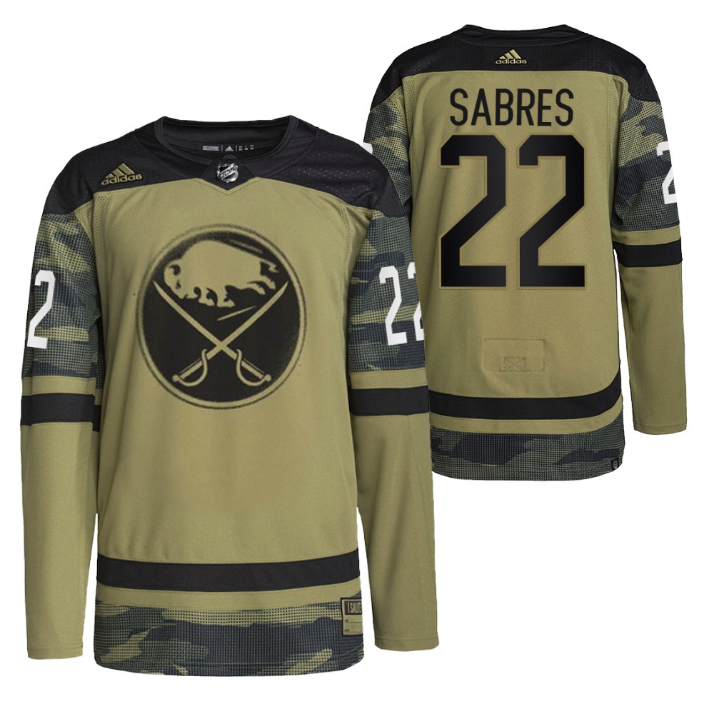 Buffalo Sabres Camo 2022 Military Appreciation Night Primegreen Authentic Jersey