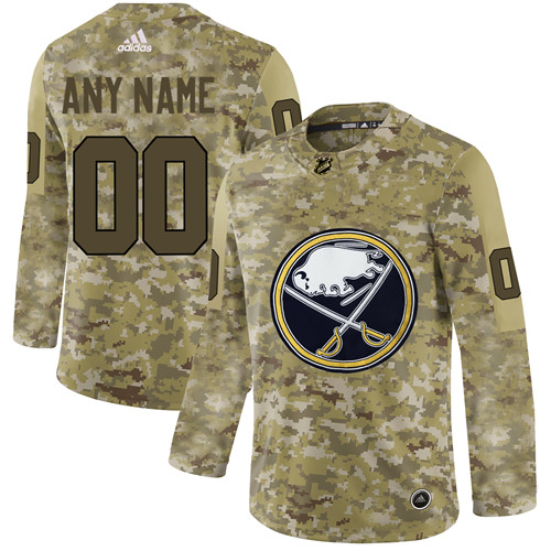 Buffalo Sabres Camo Men's Customized Adidas Jersey