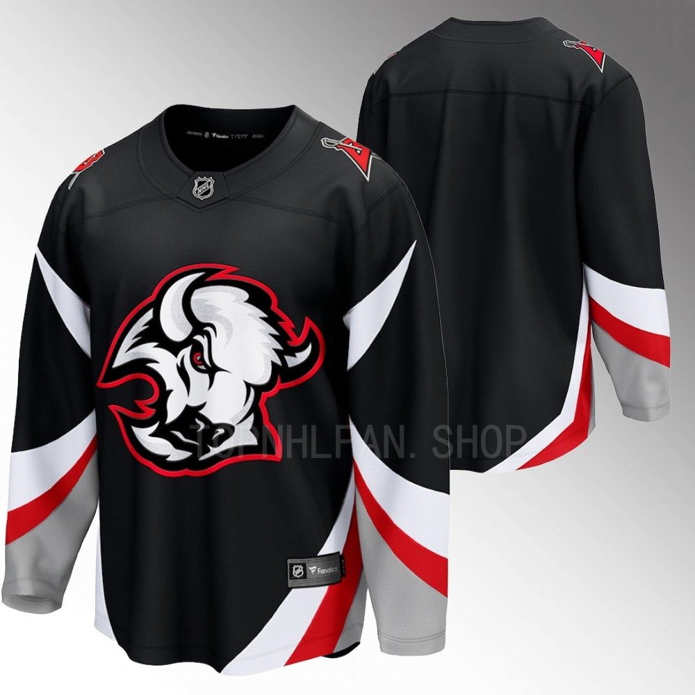 Buffalo Sabres Jersey Goathead Alternate Black 2022-23 Premier Breakaway