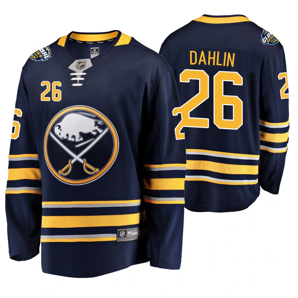 Buffalo Sabres Rasmus Dahlin Navy Fanatics Branded 2019 NHL Global Series Breakaway Player Jersey