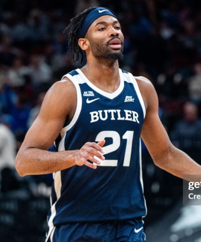 Butler Bulldogs #21 Yohan Traore  Nike Navy College Basketball Game Jersey 