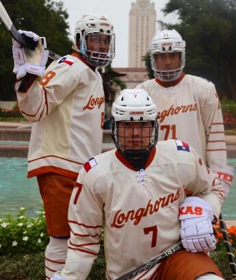 CUSTOM TEXAS LONGHORNS ORANGE JERSEY CREAM