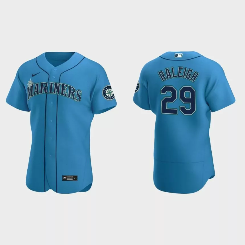 Cal Raleigh Seattle Mariners Authentic Alternate Jersey – Royal