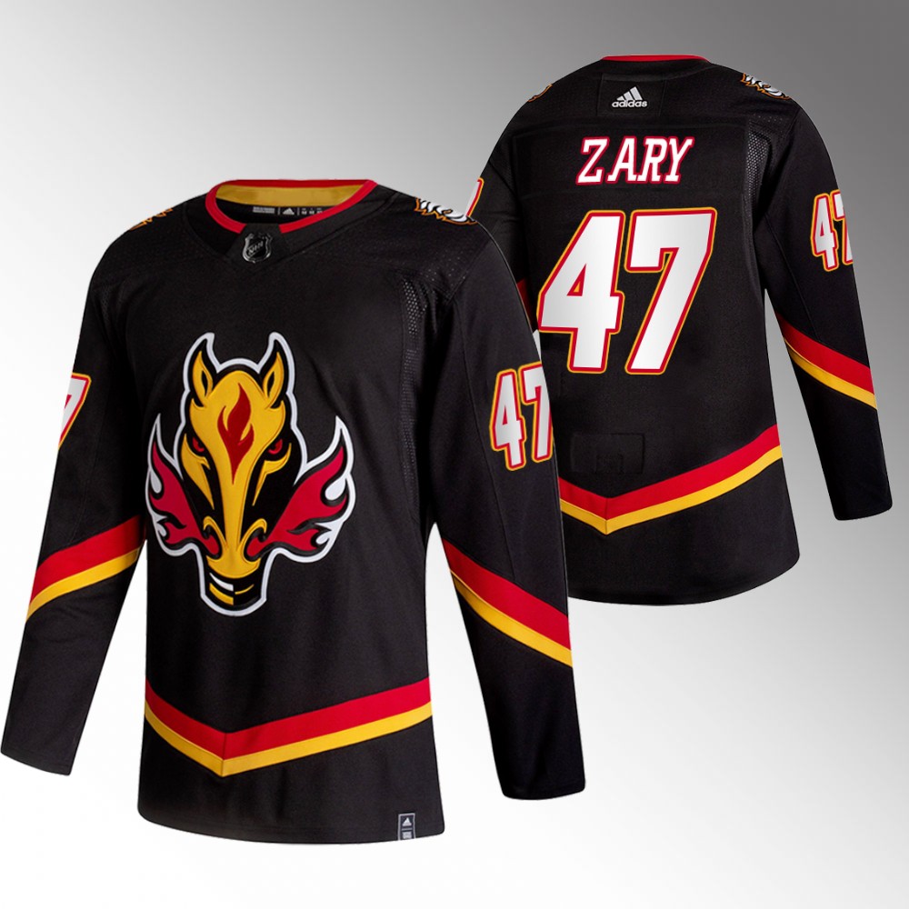 Calgary Flames Connor Zary Black 2022-23 Alternate Authentic Jersey