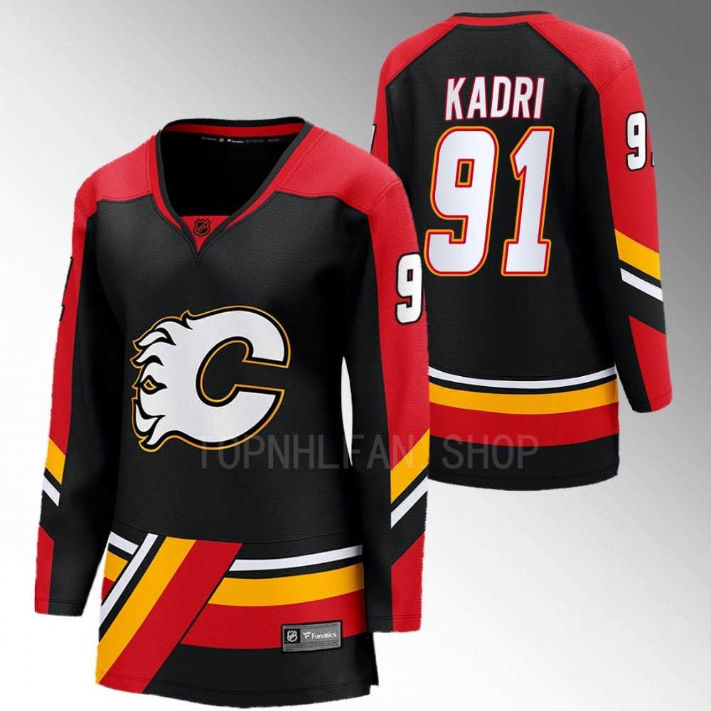 Calgary Flames Nazem Kadri Women Black 2022 Special Edition 2.0 Jersey