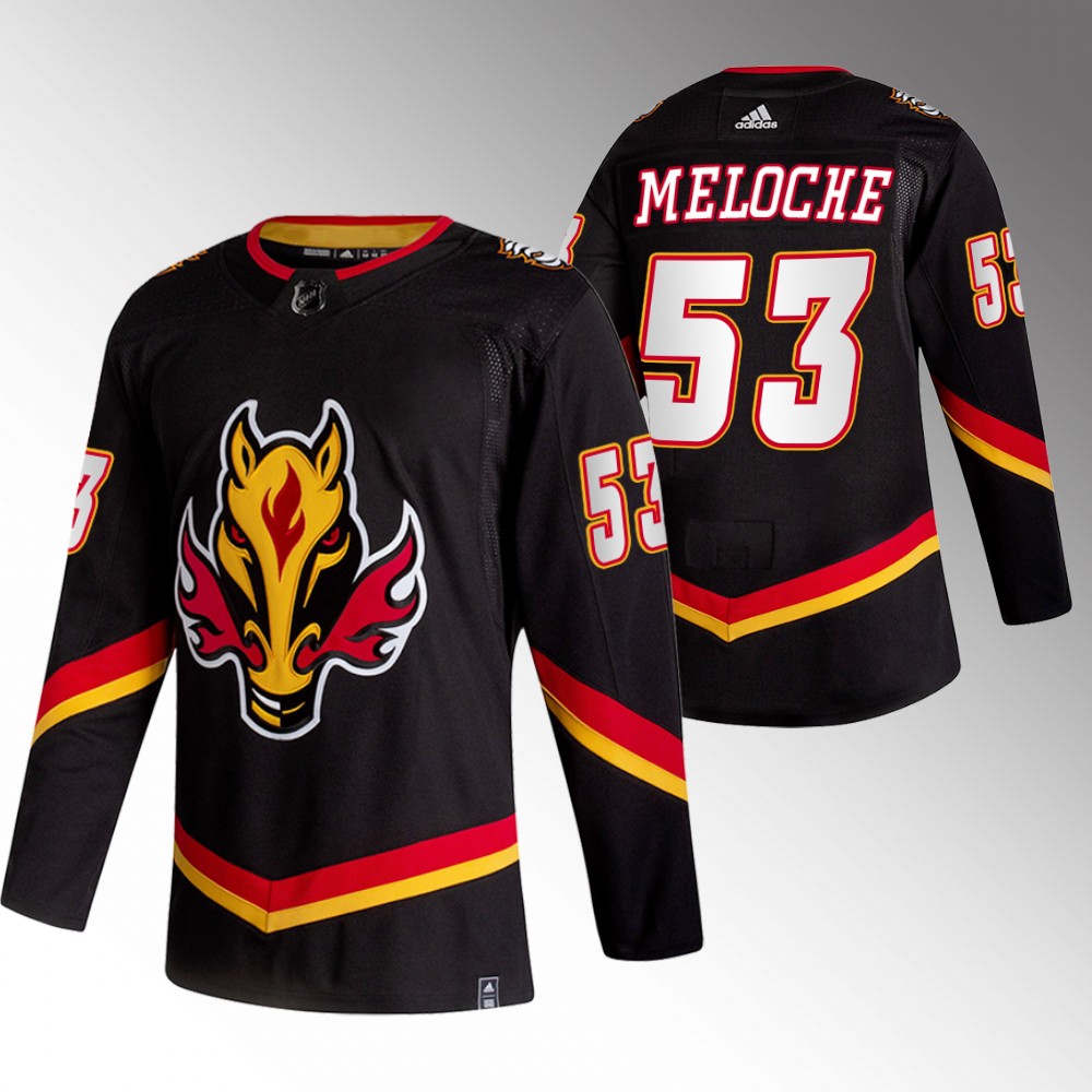 Calgary Flames Nicolas Meloche Black 2022-23 Alternate Authentic Jersey