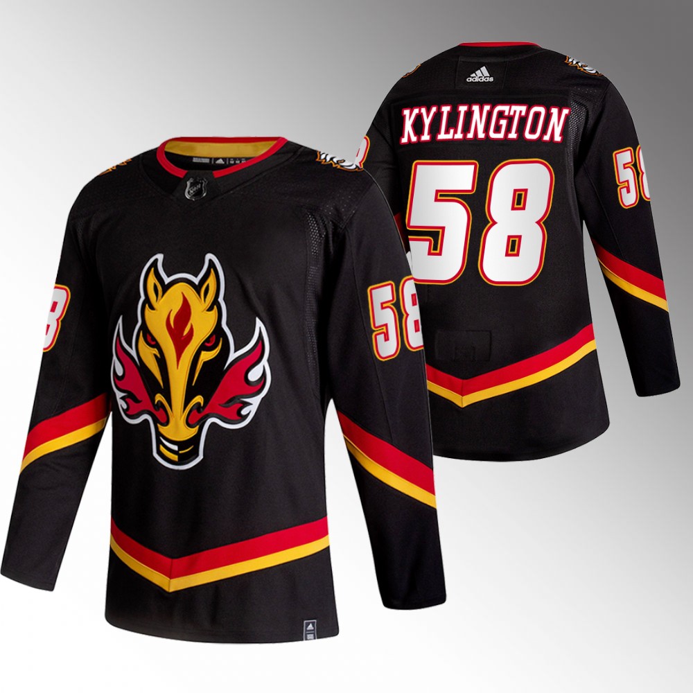 Calgary Flames Oliver Kylington Black 2022-23 Alternate Authentic Jersey