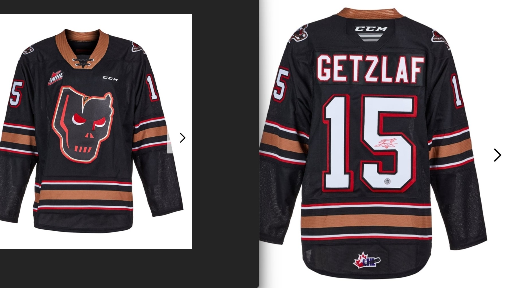 Calgary Hitmen hockey jersey