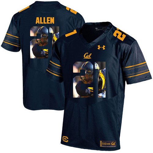 California Golden Bears Navy Blue Keenan Allen Player Portrait Jersey