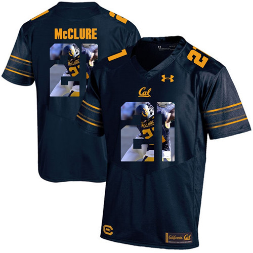 California Golden Bears Navy Blue Stefan McClure Player Portrait Jersey