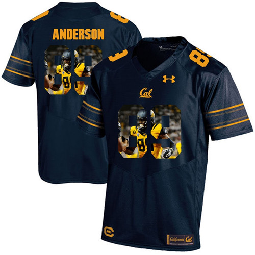 California Golden Bears Navy Blue Stephen Anderson Player Portrait Jersey