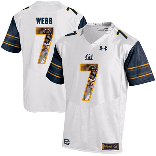 California Golden Bears White Davis Webb Player Portrait Jersey