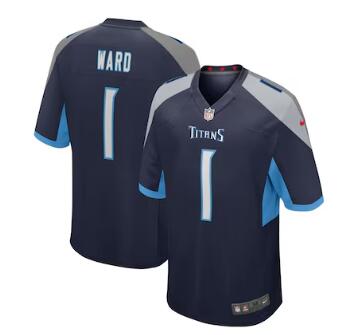 Cameron Ward Tennessee Titans Nike 2025 NFL Draft First Round Pick Alternate Game Jersey - Navy