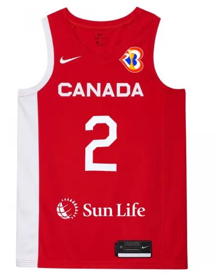 Canada Basketball Jersey Fiba Camiseta De Shai Gilgeous-Alexander Con Canada Nike