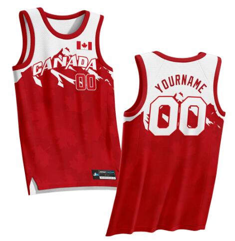 Canada Heritage Custom Basketball Jersey