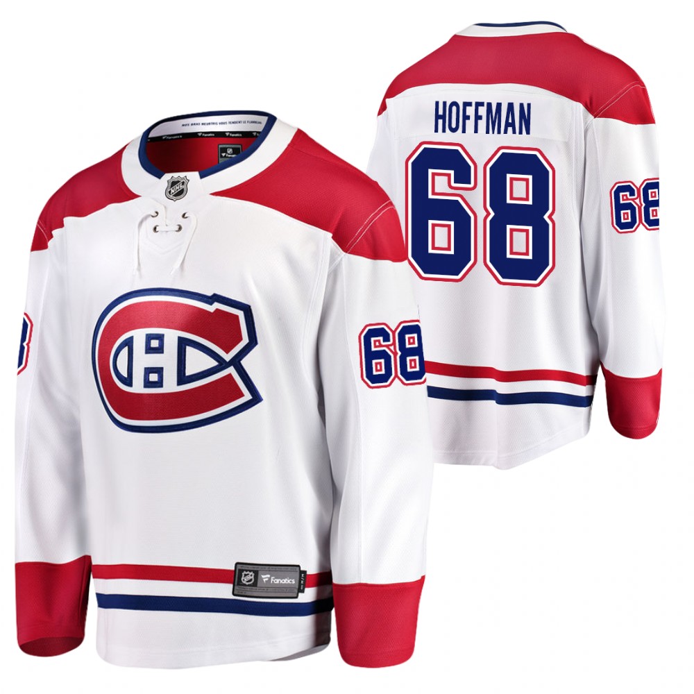 Canadiens Mike Hoffman Jersey Away White Player Men