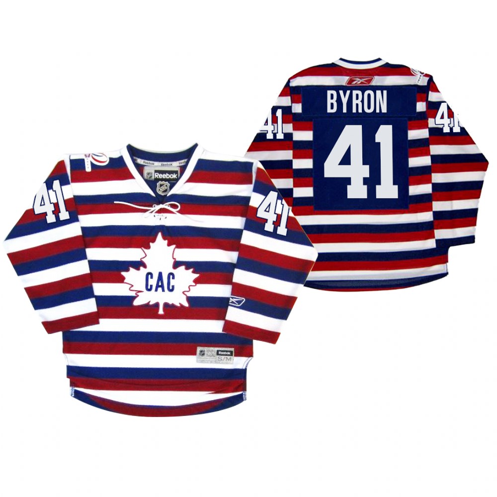 Canadiens Paul Byron Jersey Centennial 100th Anniversary Celebration Red Royal Retro Men
