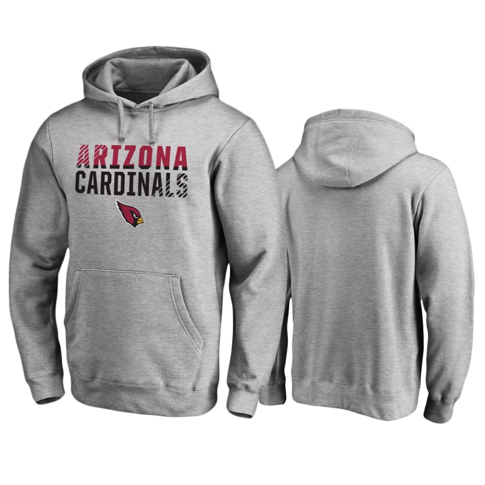 Cardinals Ash Iconic Fade Out Hoodie